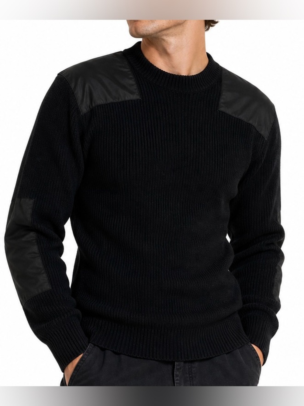 Military Surplus Command Sweater Tactical Army Black Unisex Size Small